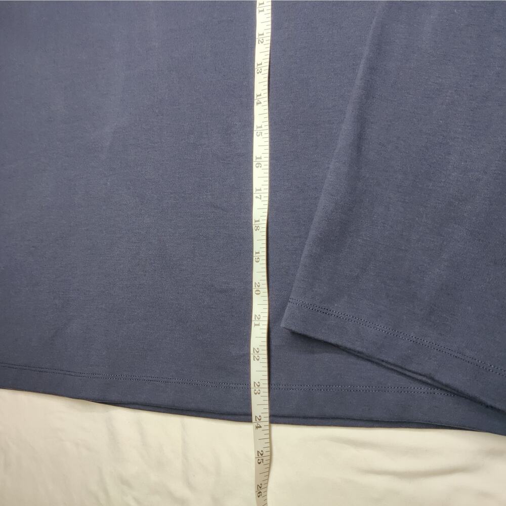 Acne Studios Lorma Heavy Cotton Funnel Turtleneck Boxy Pullover Small Blue - Picture 12 of 12